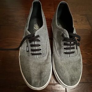Men Van off the wall gray sneakers. Size 11.5.